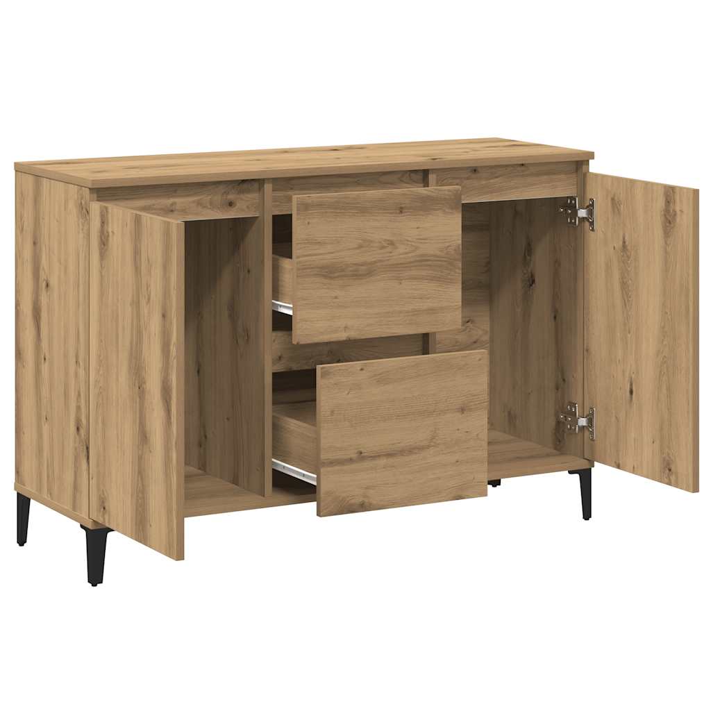 Komoda boja hrasta artisan 102x35x70 cm konstruirano drvo