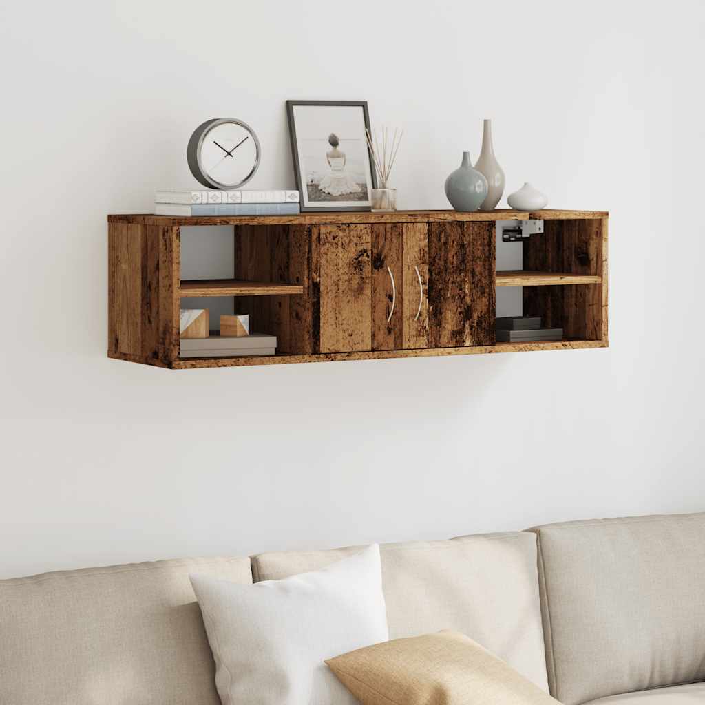 Zidni ormarić staro drvo 101x30x29 cm konstruirano drvo