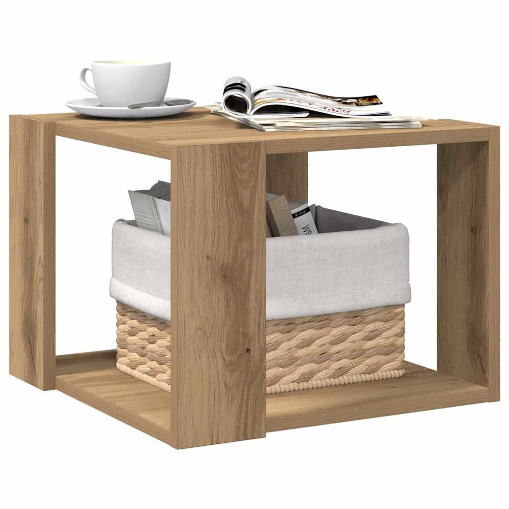 Stol za kavu Artisan hrast 40x40x30 cm izrađeno drvo