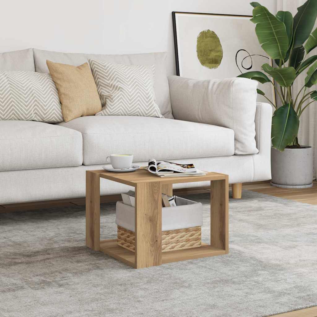 Stol za kavu Artisan hrast 40x40x30 cm izrađeno drvo