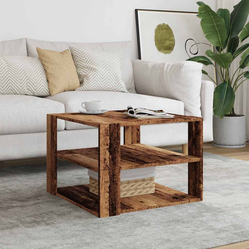 Stol za kavu Staro drvo 58x58x40 cm Konstruirano drvo