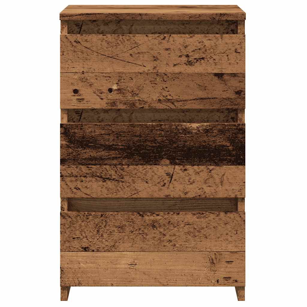 Noćni ormarić staro drvo 40x35x62,5 cm konstruirano drvo