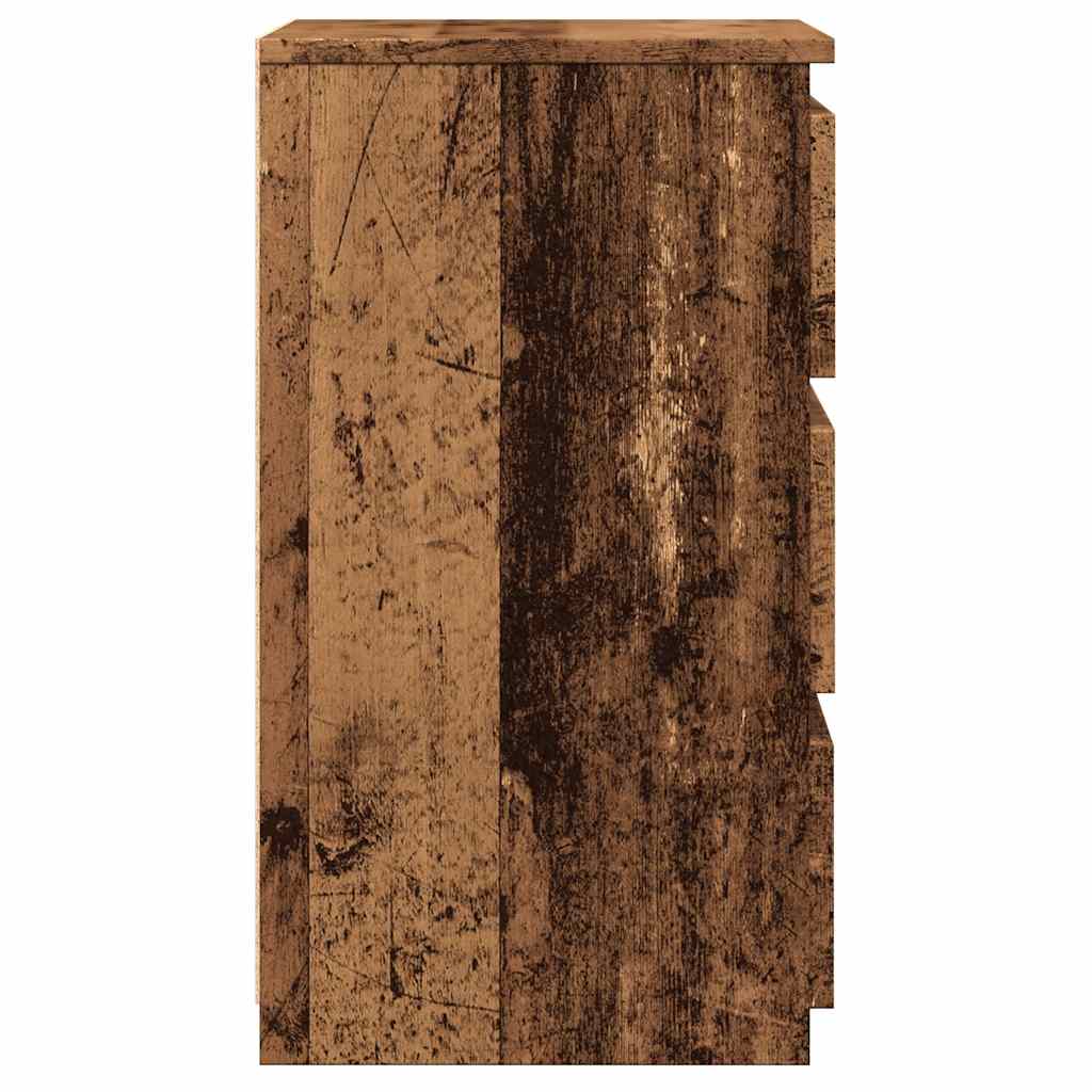 Noćni ormarić staro drvo 40x35x62,5 cm konstruirano drvo