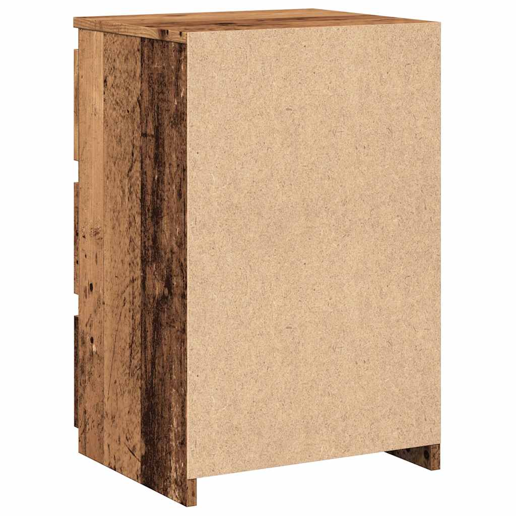 Noćni ormarić staro drvo 40x35x62,5 cm konstruirano drvo