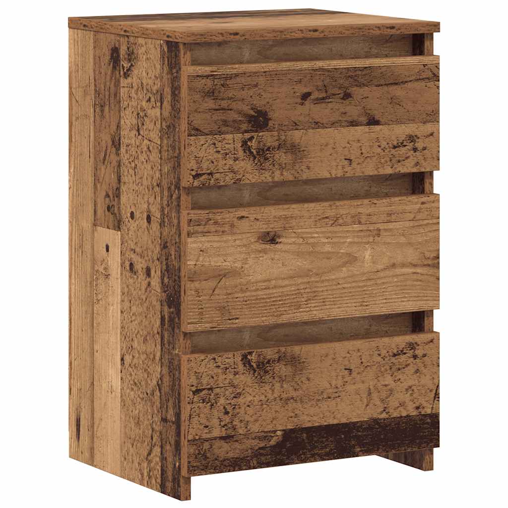 Noćni ormarići 2 kom staro drvo 40x35x62,5 cm konstruirano drvo