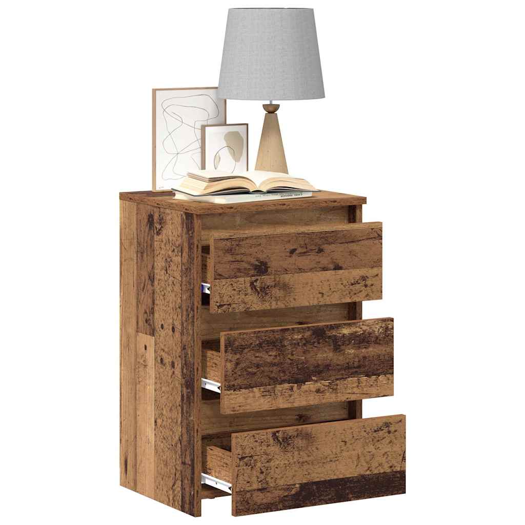 Noćni ormarići 2 kom staro drvo 40x35x62,5 cm konstruirano drvo