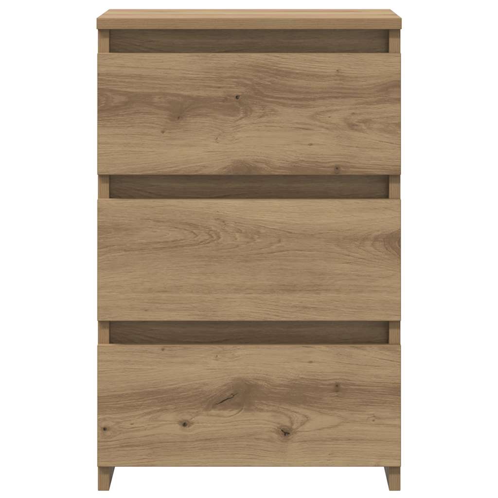 Noćni ormarići 2 kom Artisan hrast 40x35x62,5 cm izrađeno drvo