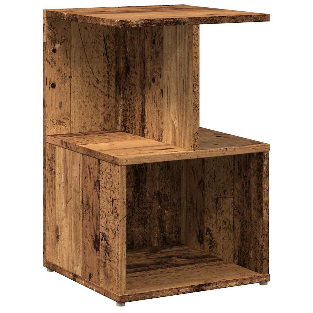 Noćni ormarići 2 kom Staro drvo 35x35x55 cm Konstruirano drvo