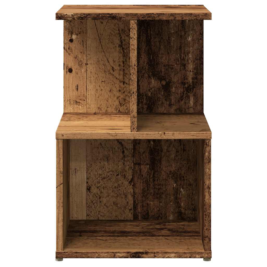 Noćni ormarići 2 kom Staro drvo 35x35x55 cm Konstruirano drvo