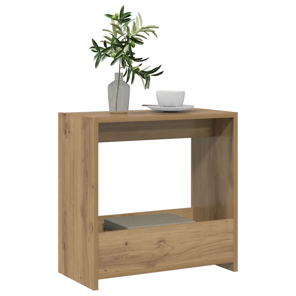 Pomoćni stol Artisan hrast 50x26x50 cm izrađeno drvo