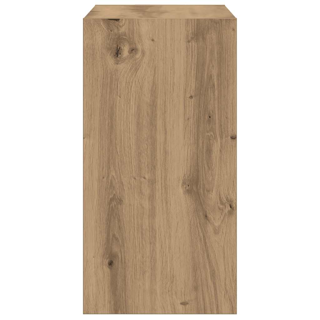Pomoćni stol Artisan hrast 50x26x50 cm izrađeno drvo