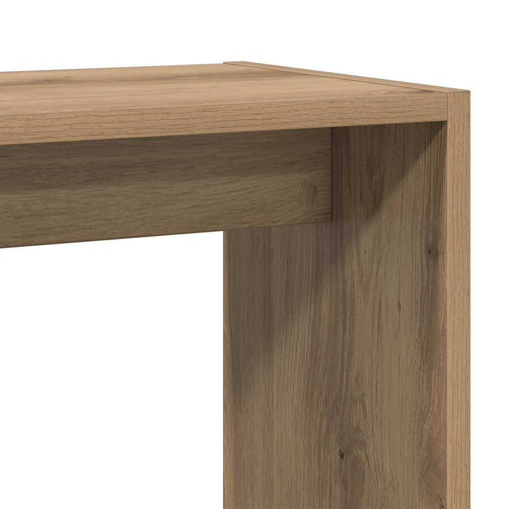 Pomoćni stol Artisan hrast 50x26x50 cm izrađeno drvo