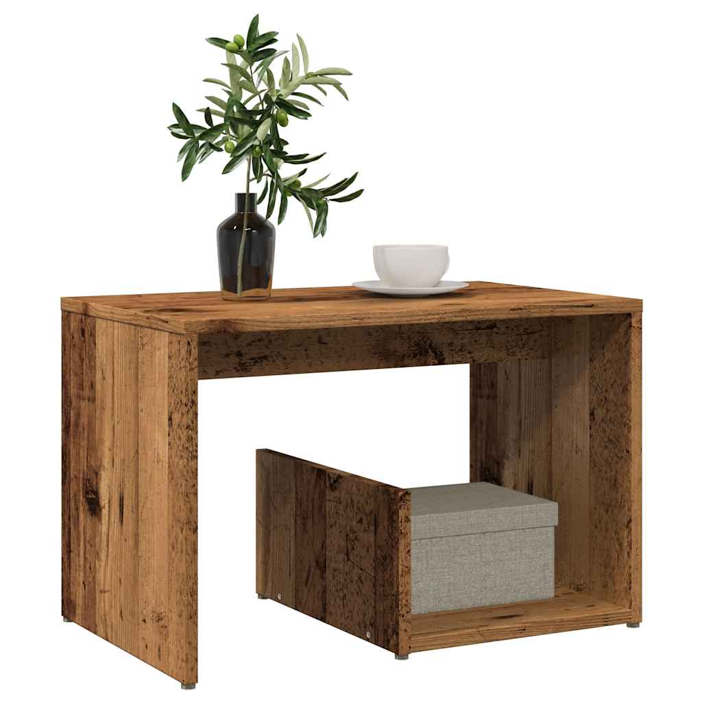 Pomoćni stol staro drvo 59x36x38 cm konstruirano drvo