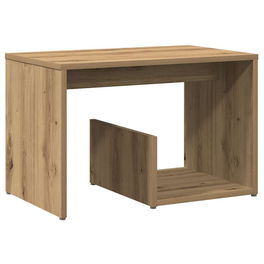Pomoćni stol Artisan hrast 59x36x38 cm izrađeno drvo