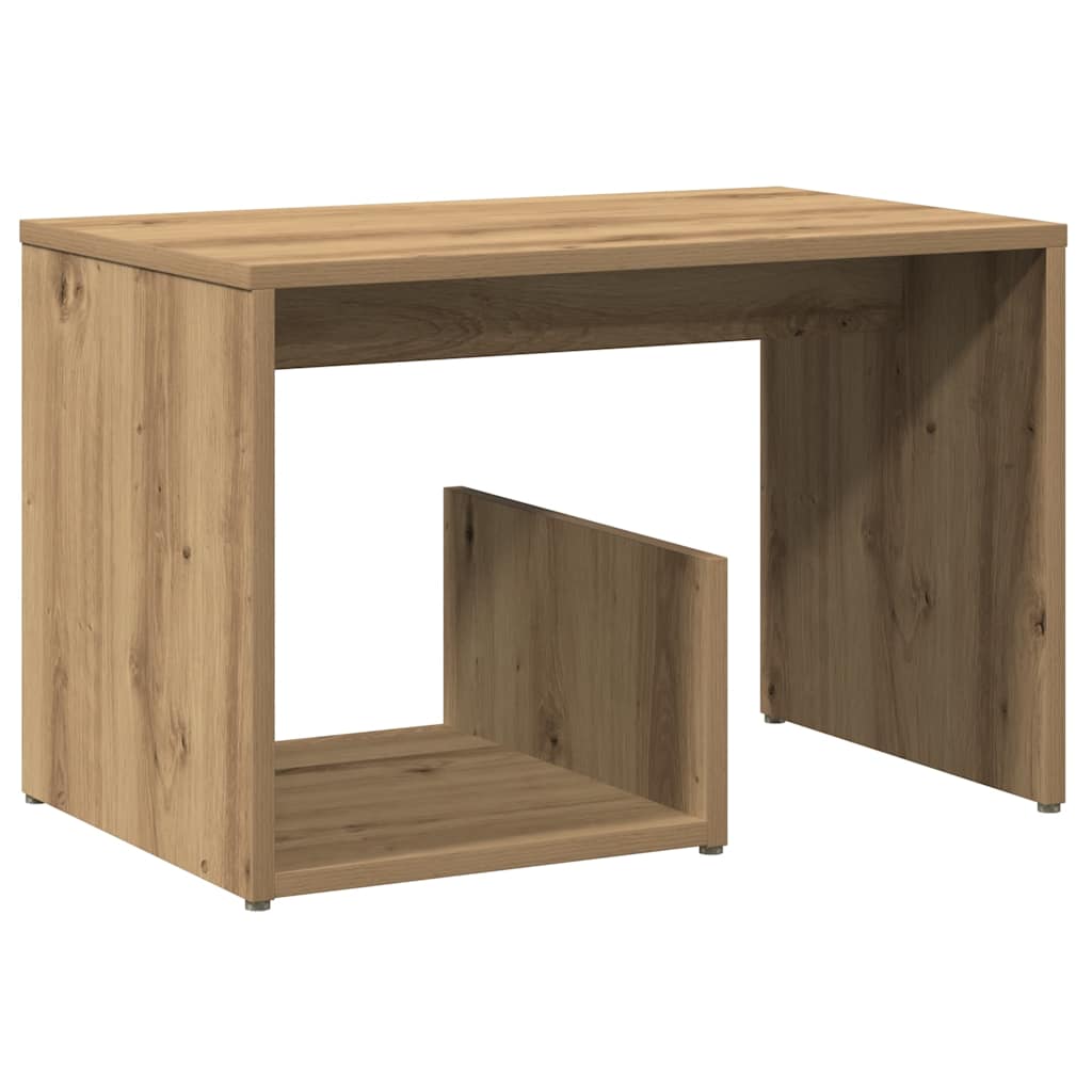 Pomoćni stol Artisan hrast 59x36x38 cm izrađeno drvo
