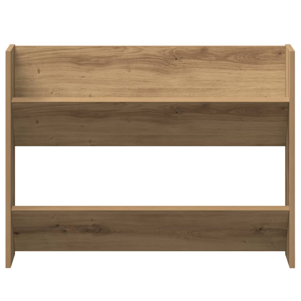 Zidni ormarić za cipele boja hrasta artisan 80x18x60 cm drveni
