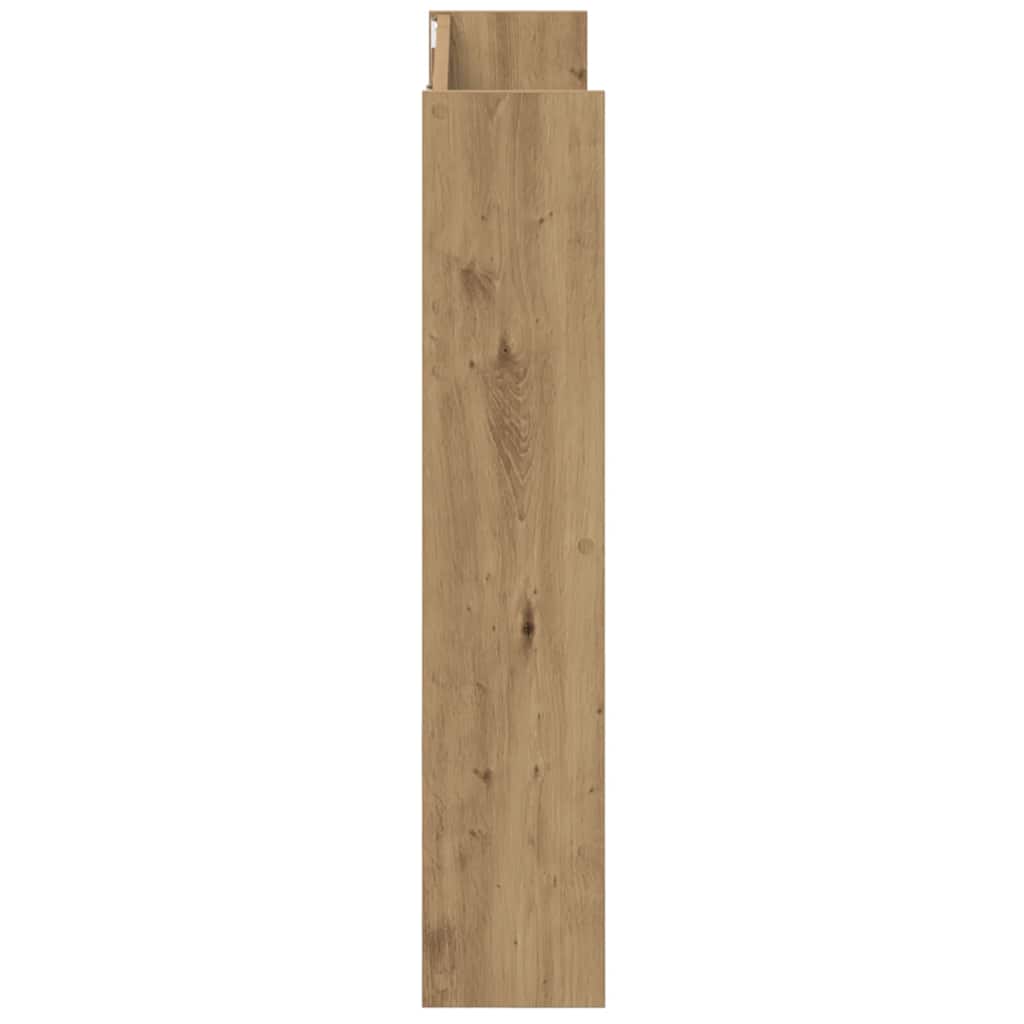 Zidni ormarić za cipele Artisan hrast 80x18x90 cm izrađeno drvo
