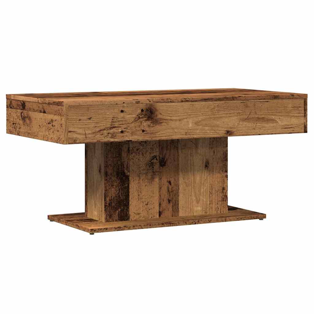 Klub stolić staro drvo 96x50x45 cm inženjerski drvo