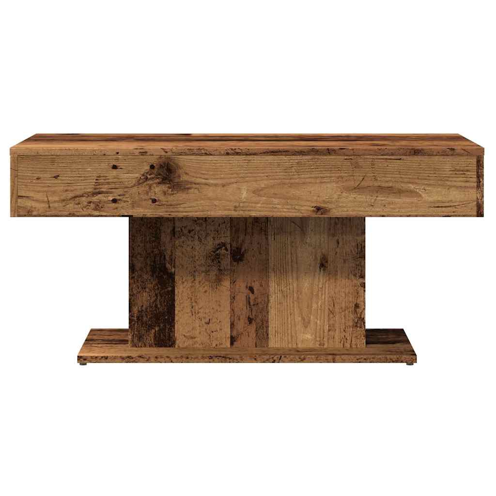 Klub stolić staro drvo 96x50x45 cm inženjerski drvo