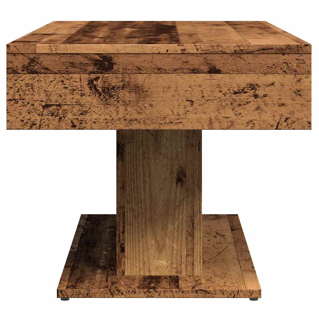 Klub stolić staro drvo 96x50x45 cm inženjerski drvo