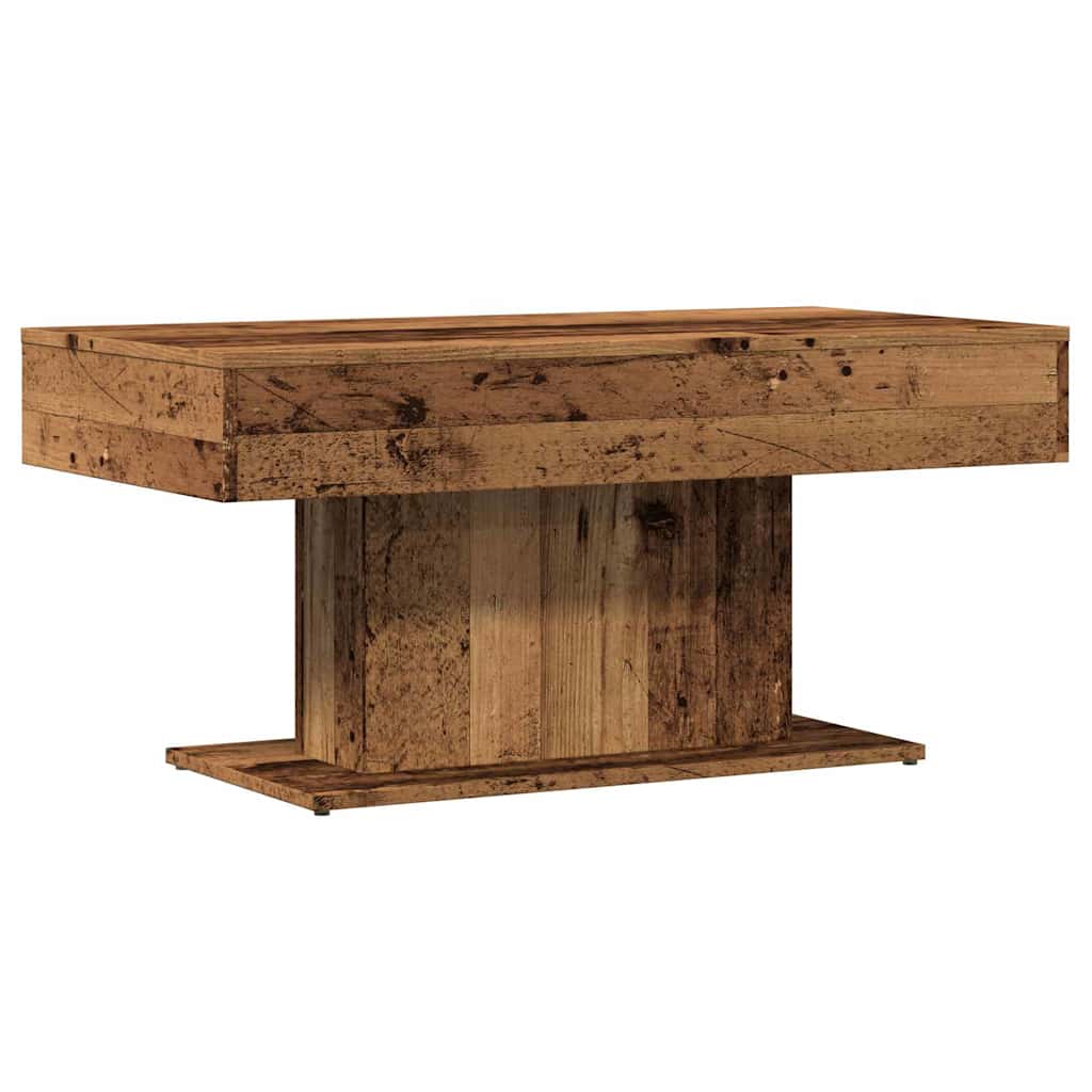 Klub stolić staro drvo 96x50x45 cm inženjerski drvo