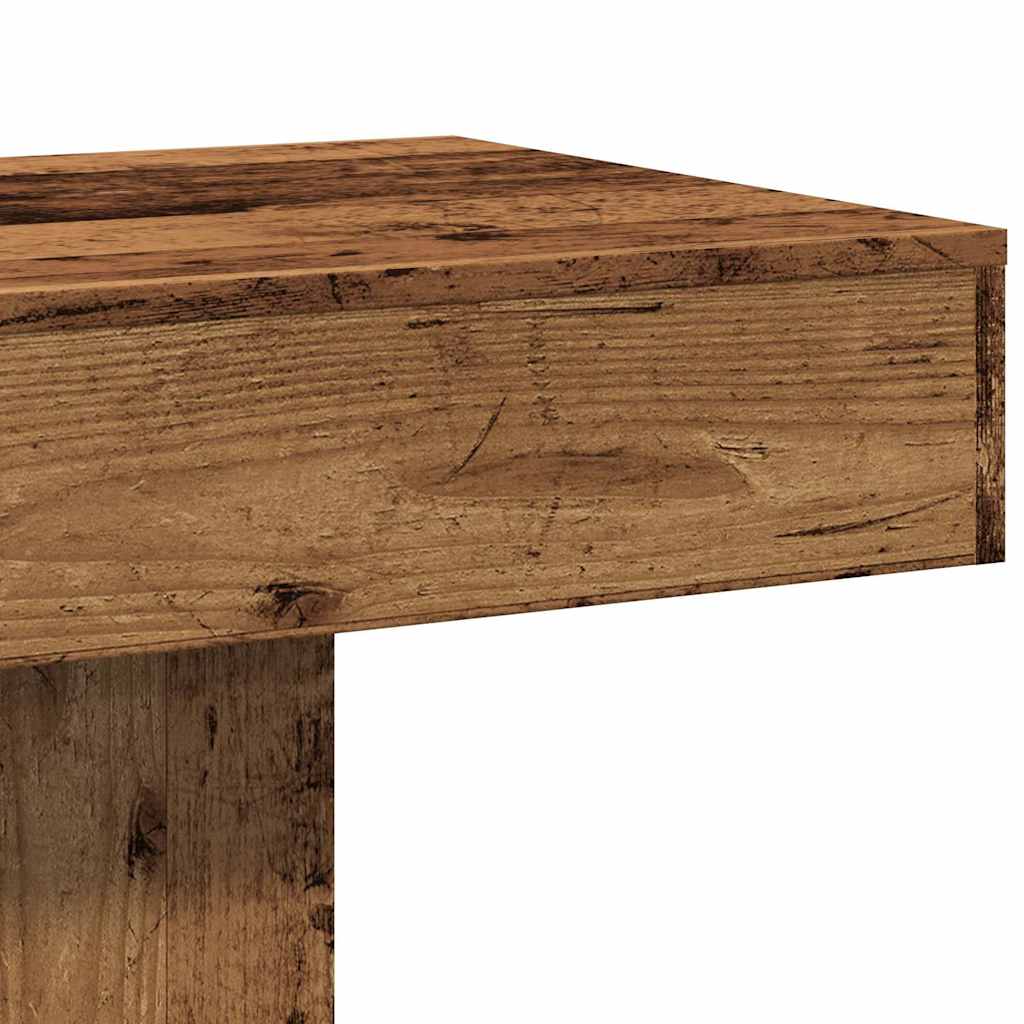 Klub stolić staro drvo 96x50x45 cm inženjerski drvo