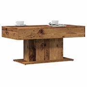 Klub stolić staro drvo 96x50x45 cm inženjerski drvo