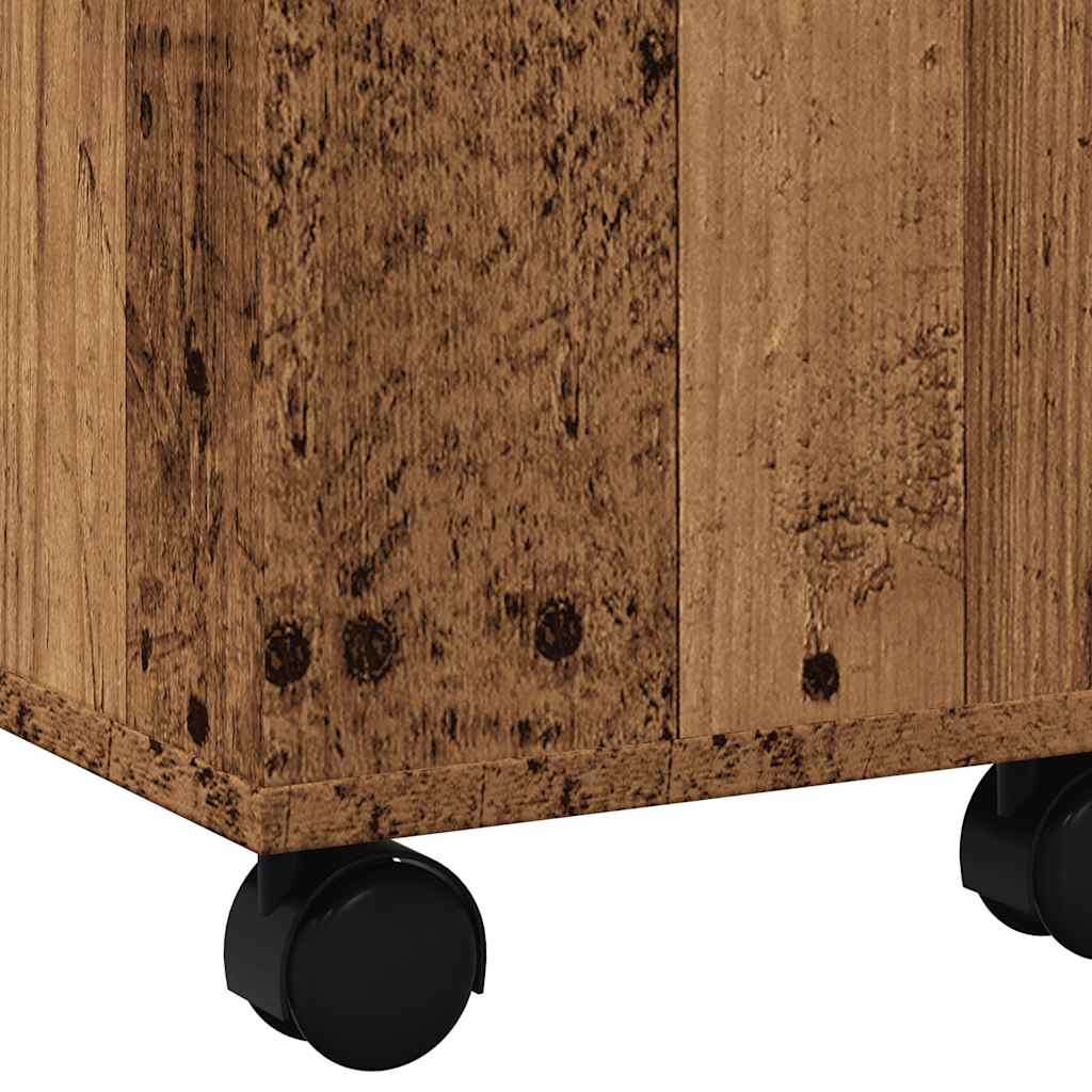 Stol za kavu staro drvo 60x60x38 cm konstruiranog drva