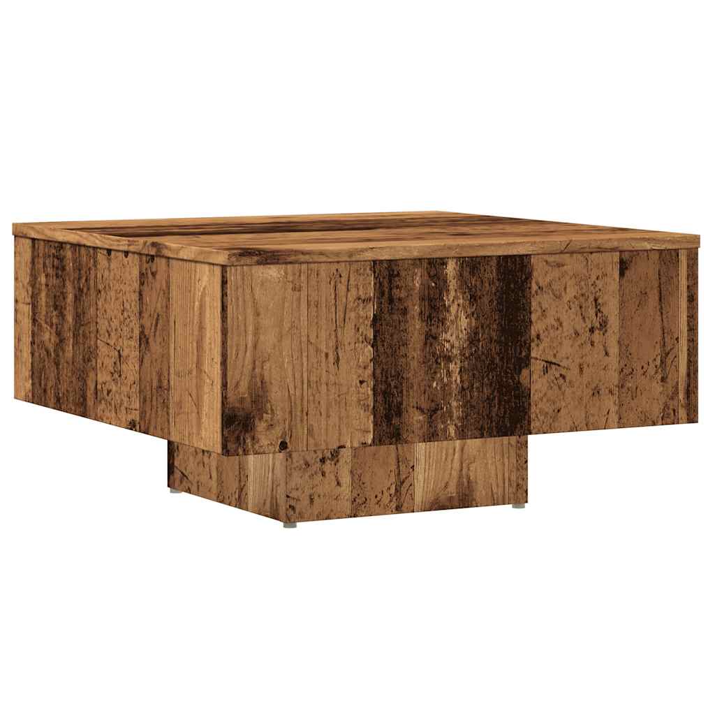 Stol za kavu staro drvo 60x60x31,5 cm konstruiranog drva