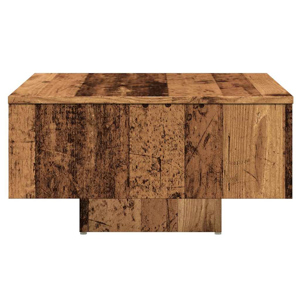 Stol za kavu staro drvo 60x60x31,5 cm konstruiranog drva