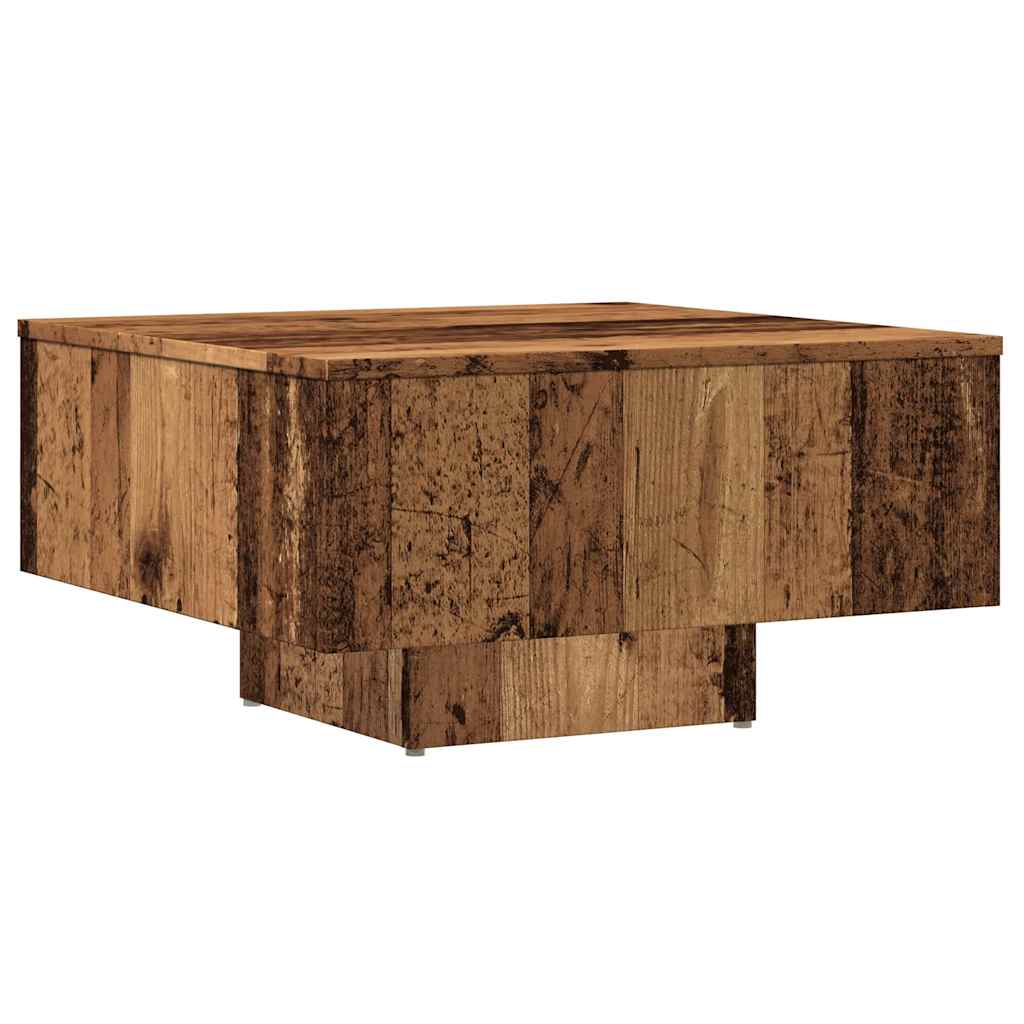 Stol za kavu staro drvo 60x60x31,5 cm konstruiranog drva
