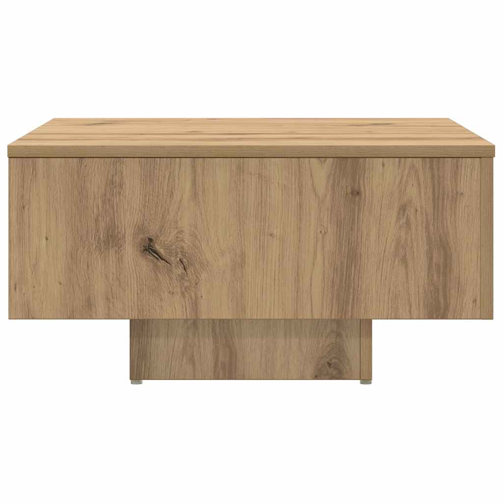 Stol za kavu Artisan hrast 60x60x31,5 cm izrađeno drvo