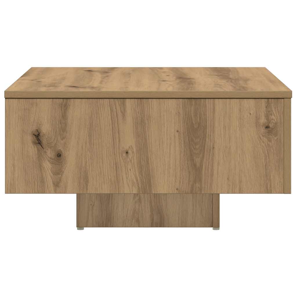 Stol za kavu Artisan hrast 60x60x31,5 cm izrađeno drvo