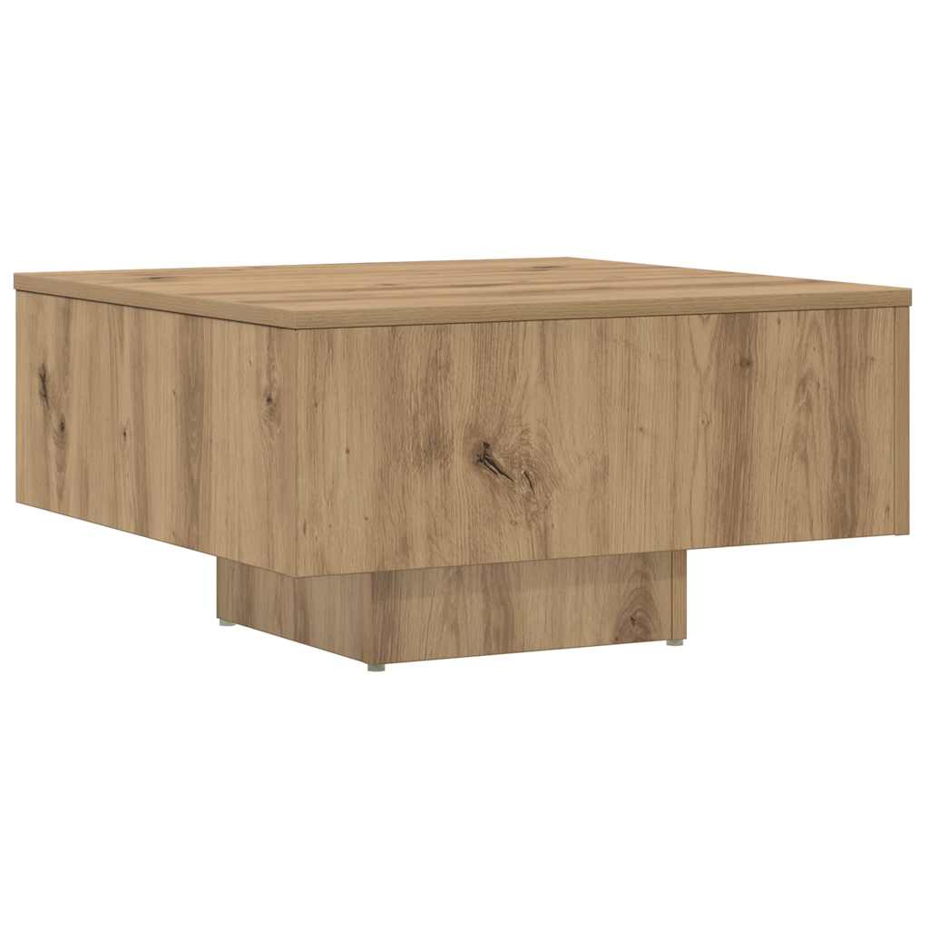 Stol za kavu Artisan hrast 60x60x31,5 cm izrađeno drvo