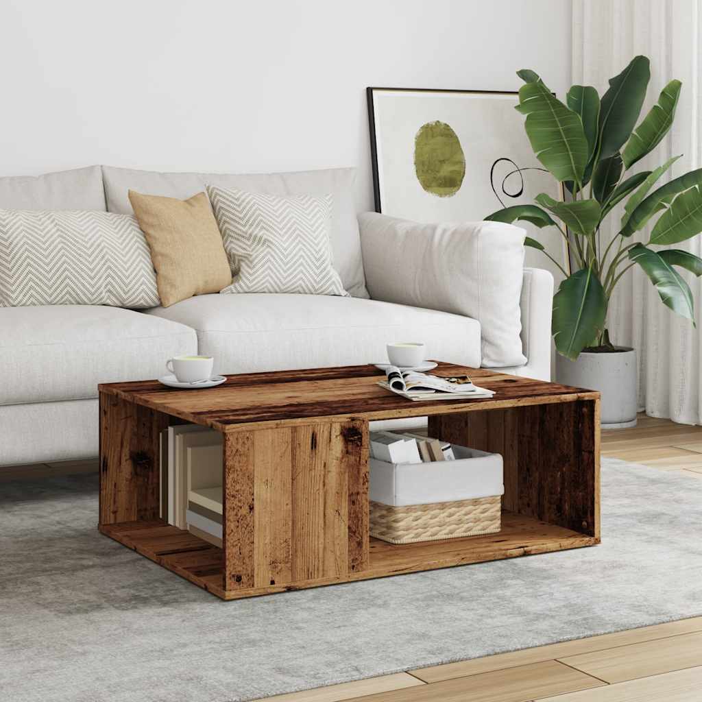 Stol za kavu Staro drvo 90x67x33 cm Konstruirano drvo