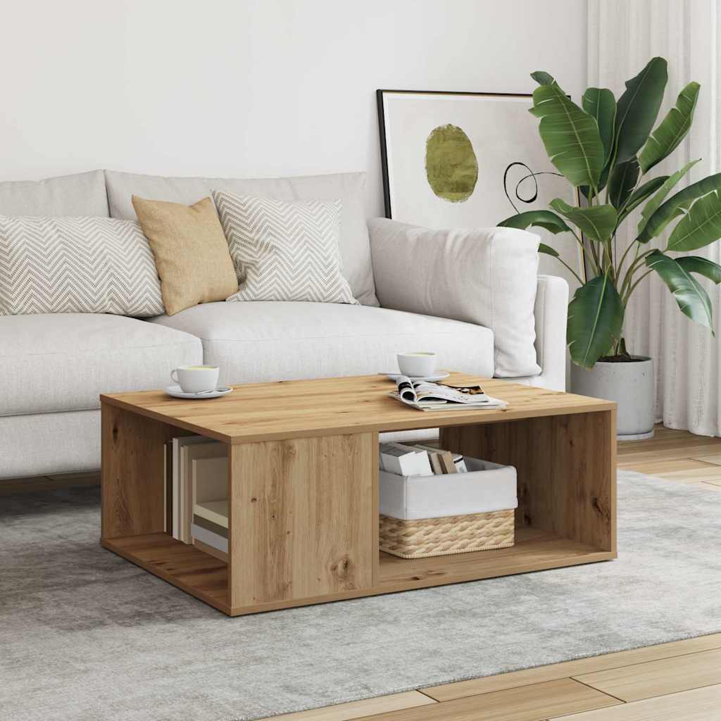 Stol za kavu Artisan hrast 90x67x33 cm Konstruirano drvo