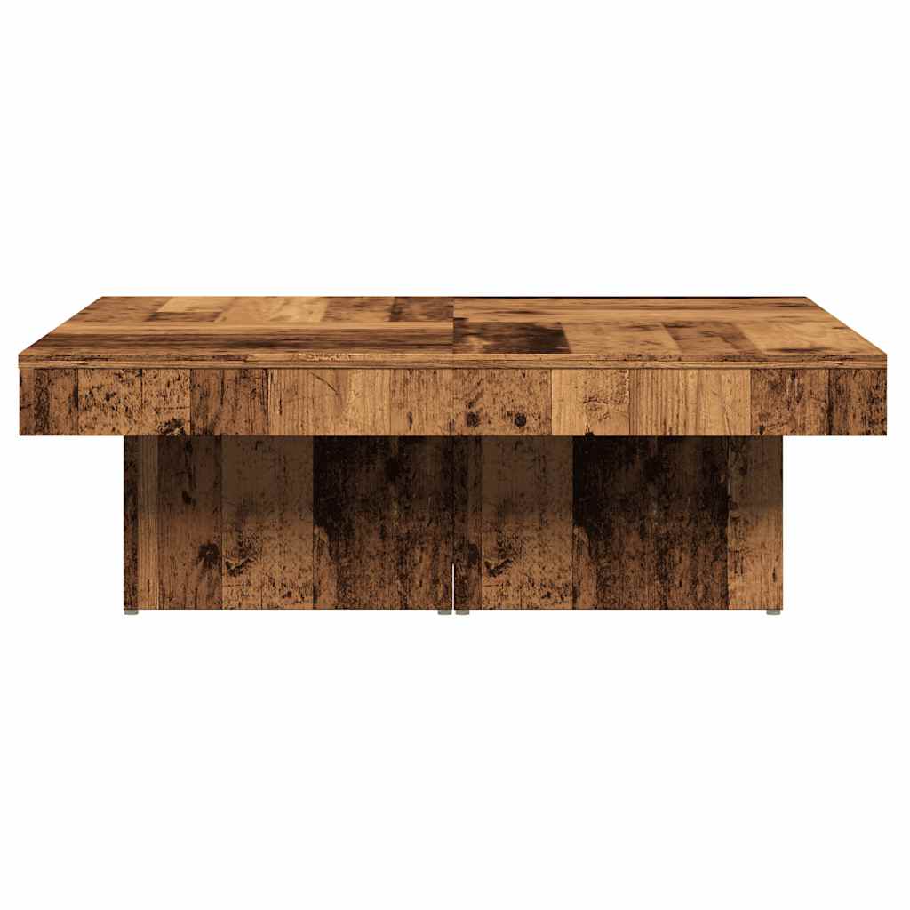 Stol za kavu staro drvo 90 x 90 x 28 cm od konstruiranog drva
