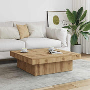 Stol za kavu Artisan hrast 90x90x28 cm izrađeno drvo