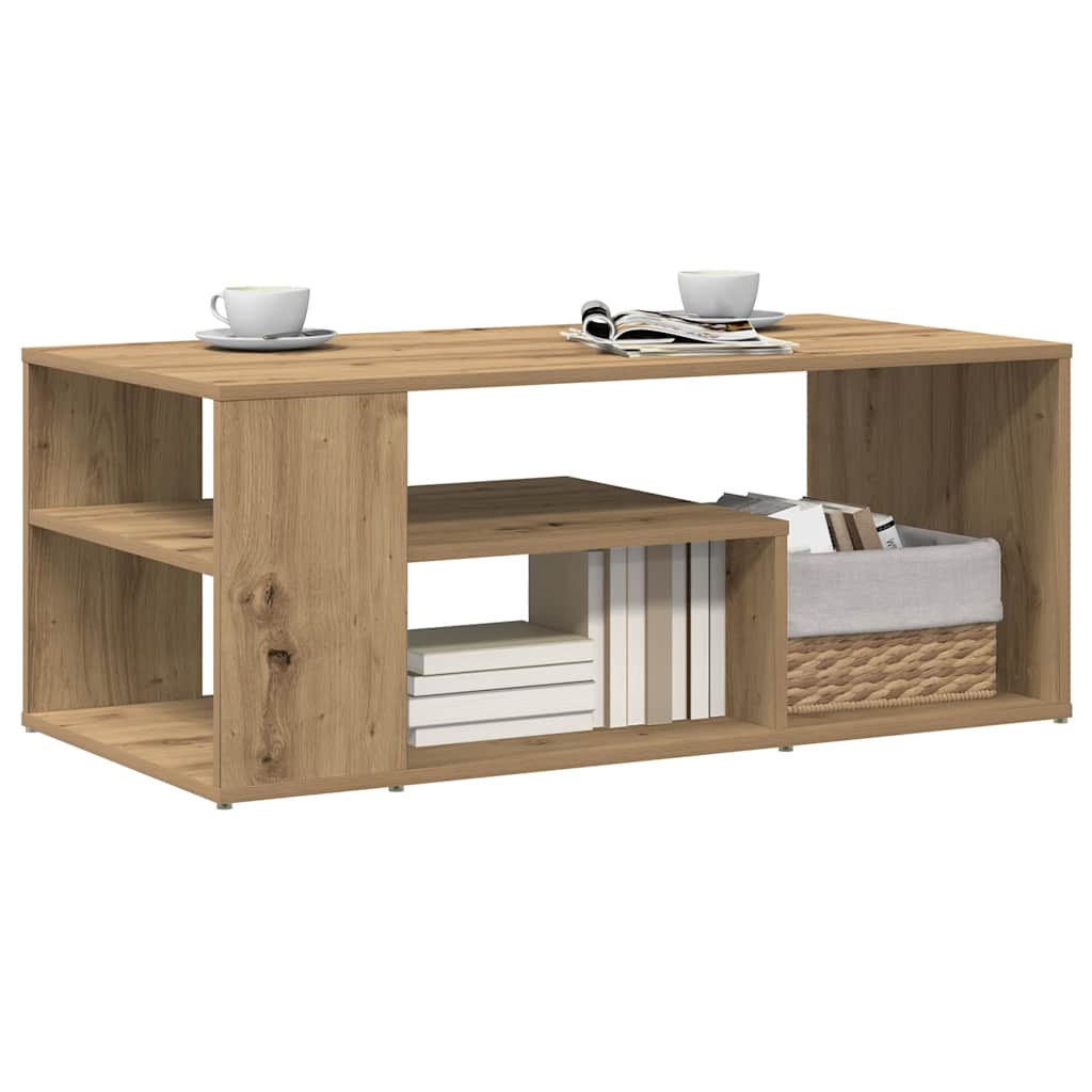 Stol za kavu Artisan hrast 100x50x40 cm izrađeno drvo