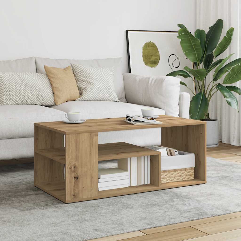 Stol za kavu Artisan hrast 100x50x40 cm izrađeno drvo