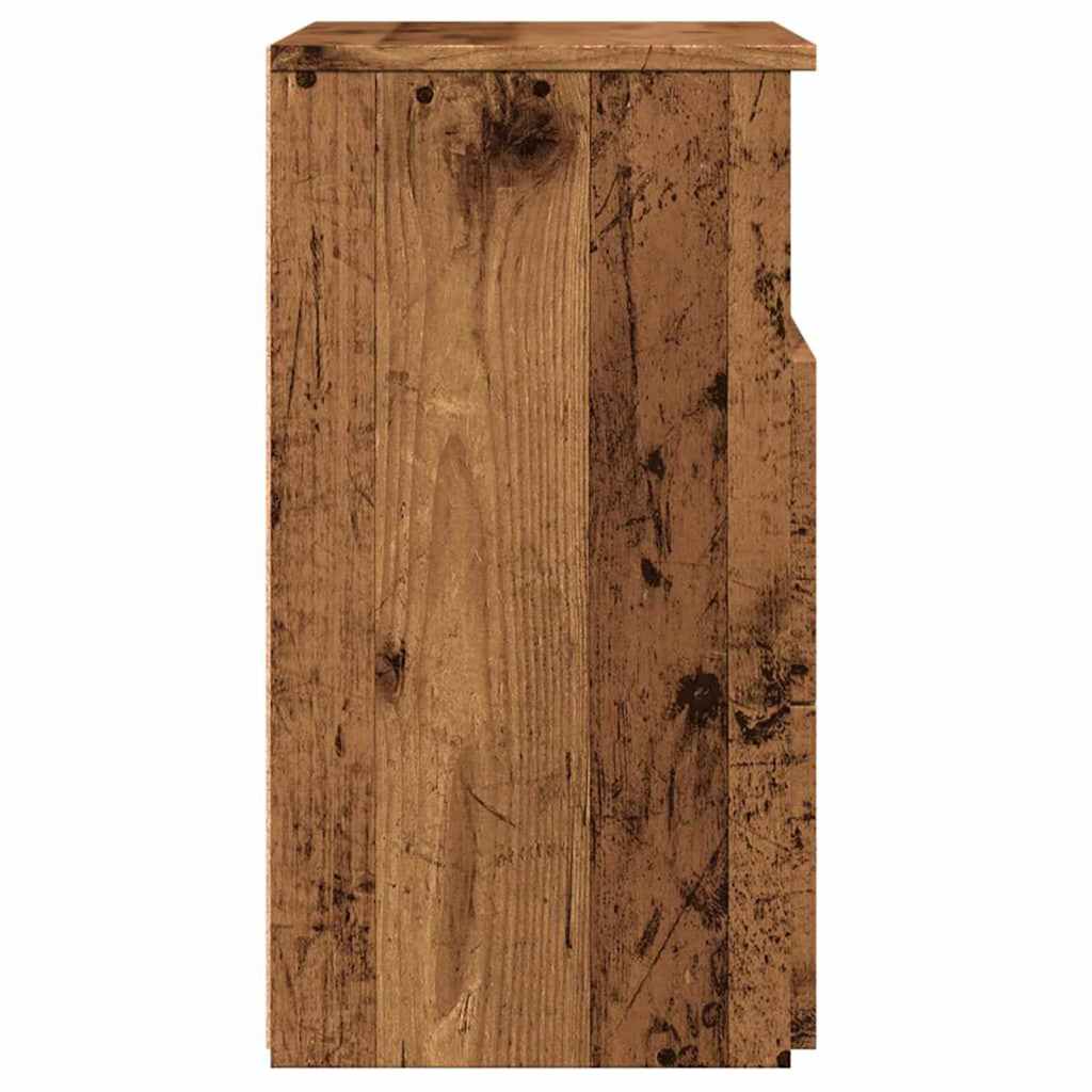 Noćni ormarići 2 kom boja drva 50x32x60 cm konstruirano drvo