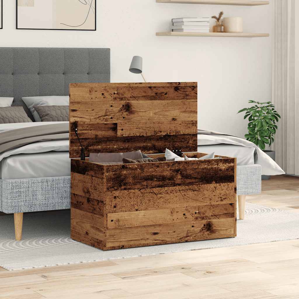 Škrinja za pohranu staro drvo 84x42x46 cm izrađeno drvo