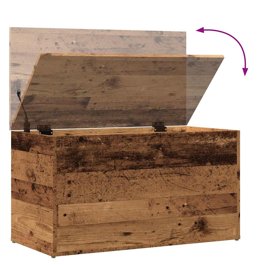 Škrinja za pohranu staro drvo 84x42x46 cm izrađeno drvo