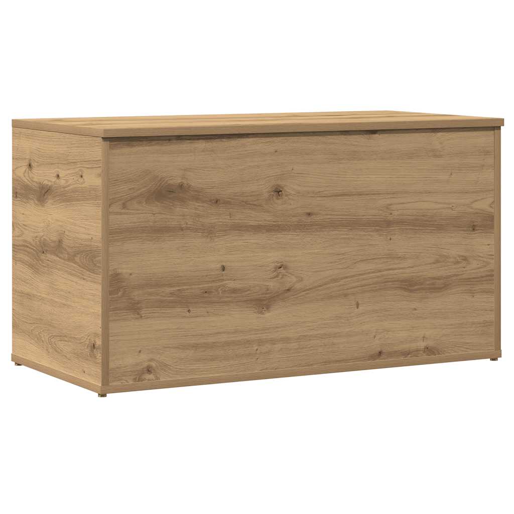 Škrinja za pohranu obrtnički hrast 84x42x46 cm izrađeno drvo
