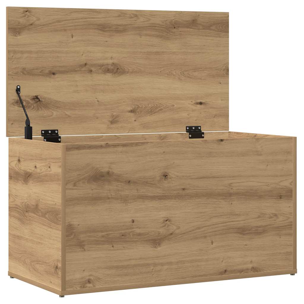 Škrinja za pohranu obrtnički hrast 84x42x46 cm izrađeno drvo