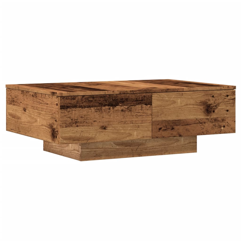Stol za kavu staro drvo 90 x 60 x 31 cm od konstruiranog drva