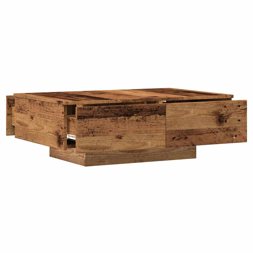 Stol za kavu staro drvo 90 x 60 x 31 cm od konstruiranog drva