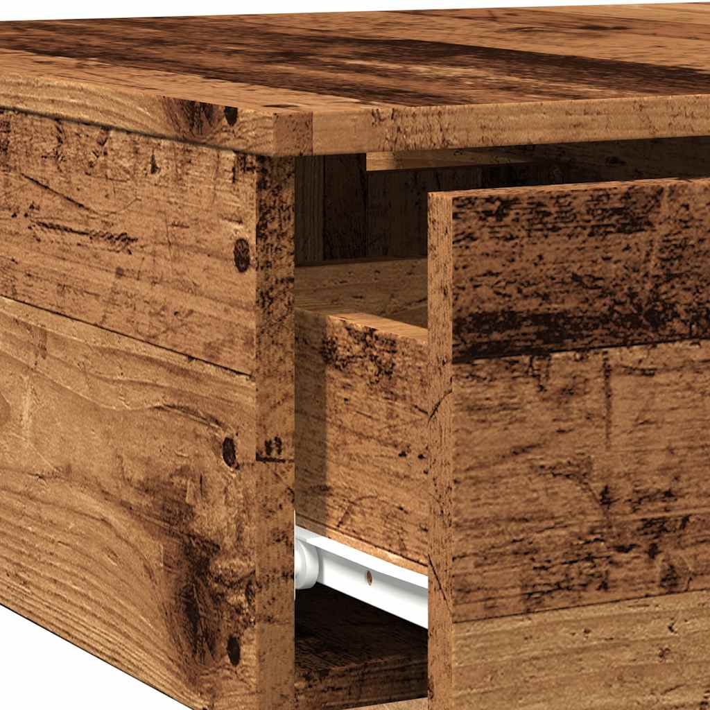 Stol za kavu staro drvo 90 x 60 x 31 cm od konstruiranog drva