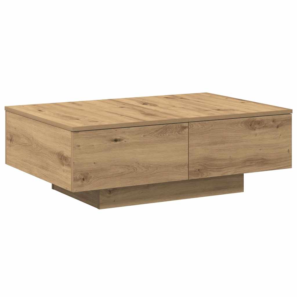 Stol za kavu Artisan hrast 90x60x31 cm Konstruirano drvo