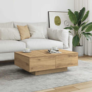 Stol za kavu Artisan hrast 90x60x31 cm Konstruirano drvo